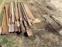 Pile of used misc lumber.