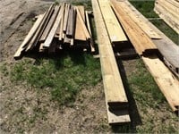 2 - 2"x8"x16' long treated lumber. 6-  2"x10"x8"