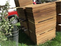 3 Stacks, approximately 250 pieces, 3/4" plywood