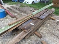 Pile of used 1" boards.