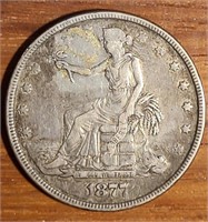 1877 Seated Liberty US Trade Dollar