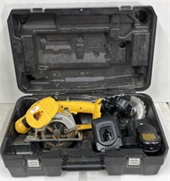 (W) DeWalt Power Tools With Carrying Case