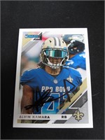 Alvin Kamara signed football card COA