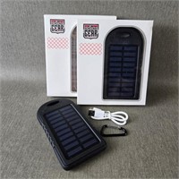 Pair of Renegade Gear Solar Powered Chargers