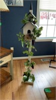 Decorative Birdhouse Stand