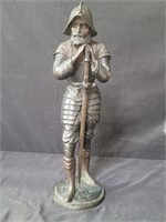 Vintage bronze Spanish conquistador-style