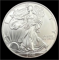 2007 Silver Eagle US Silver Coin
