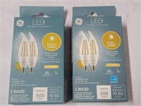 GE - (2) Two Pack LED Light Bulbs