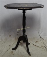 Vintage 30-40's 3 Leg Wood Plant Stand Table