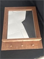 Wall Mirror, wooden frame