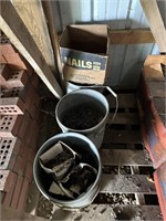 (3) BUCKETS OF NAILS
