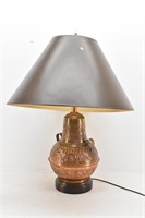Copper Urn Style Table Lamp