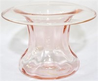Mushroom Shape Pink Sweet Pea Vase 4.5"