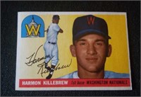 1955 Topps Harmon Killebrew rookie card #124