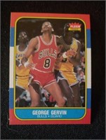 1986 Fleer George Gervin #36