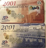 2001 UNC Mint Set