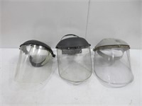 Three Face Shields