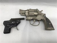 Pair Vintage Toy Pistols - Hubley ++