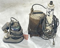 (M) Wayne & Unmarked Sump Pumps, 9” & 19”