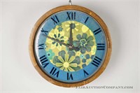 Enameled Flower Clock