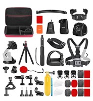 ($69) NEEWER 50 in 1 Action Camera Accessory Kit