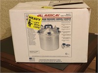 Aluminum pressure canner/cooker- new never used
