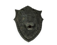 Cast Iron Lion Plaque