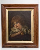 19th Century English Portrait - Oil on Canvas