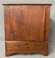 Antique Doll Furniture Wood Chest
