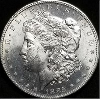 1885-S US Morgan Silver Dollar BU Better Date