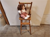 Doll, high chair