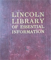 Vintage Lincoln Library Of Essential Information 1