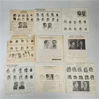 GROUP OF "WANTED" DOCUMENTS
