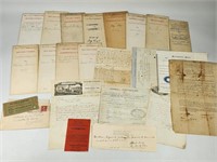 ASSORTED LOT OF ANTIQUE POLICE DOCUMENTS