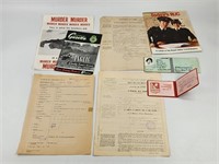 ASSORTED LOT OF FOREIGN POLICE DOCUMENTS