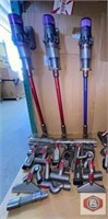3 pcs mix Dyson; assorted Dyson vacuums, 2 pcs