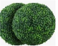 8 Inch Round Artificial Plant Topiary Ball 4 Pack