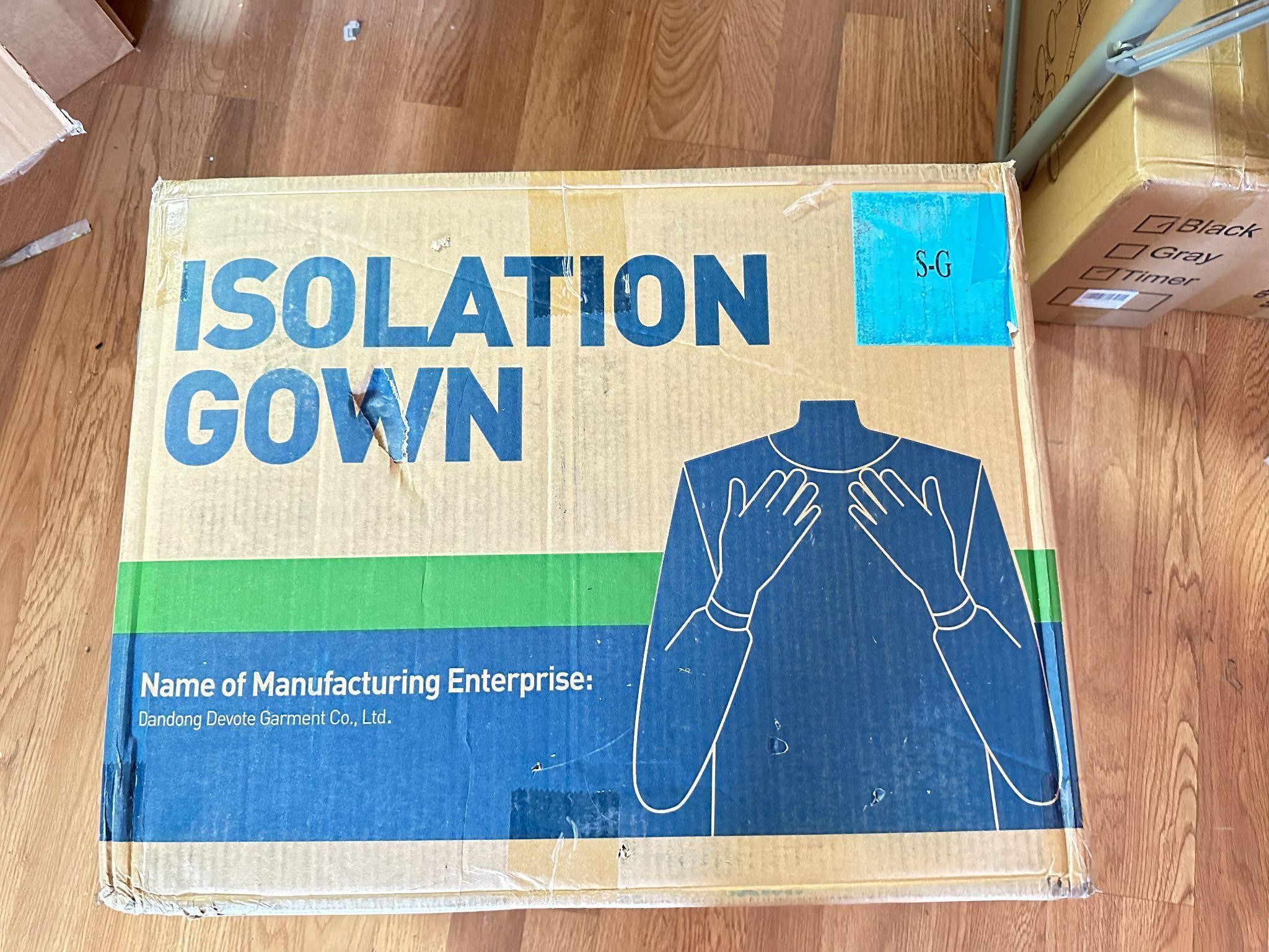 ISOLATION GOWNS SIZE MEDIUM