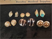 Vintage clip-on earrings lot