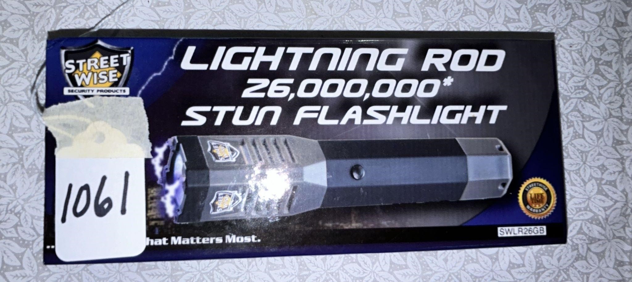 Lightening Rod 26million stun flashlight