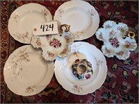 Antique Dishes, Capiodiamonte Pansies