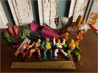 Vintage masters of the universe figures