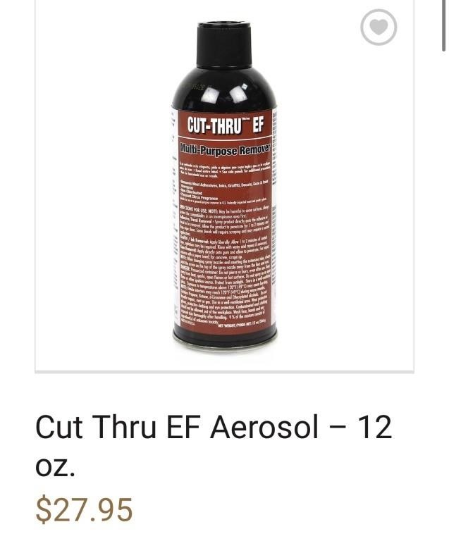 Cut Thru EF Aerosol – 12 oz. - Our 12 oz. Cut