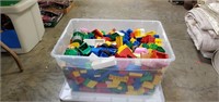 Bin of Kids Legos