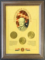 US Coins in framed or matted displays, 11 Eisenhow