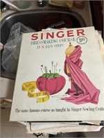 Vintage Singer Binder & Guide to Sewing Book