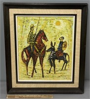 MCM Men on Horses Oil Painting on Canvas