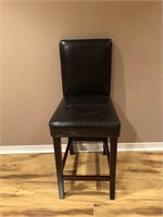 Leather high chair
