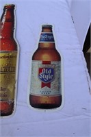 Corona, Pacifico and Old Style Bottle signs