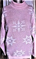 Women's Turning Point Lt Pink Sweater Size S NWOT